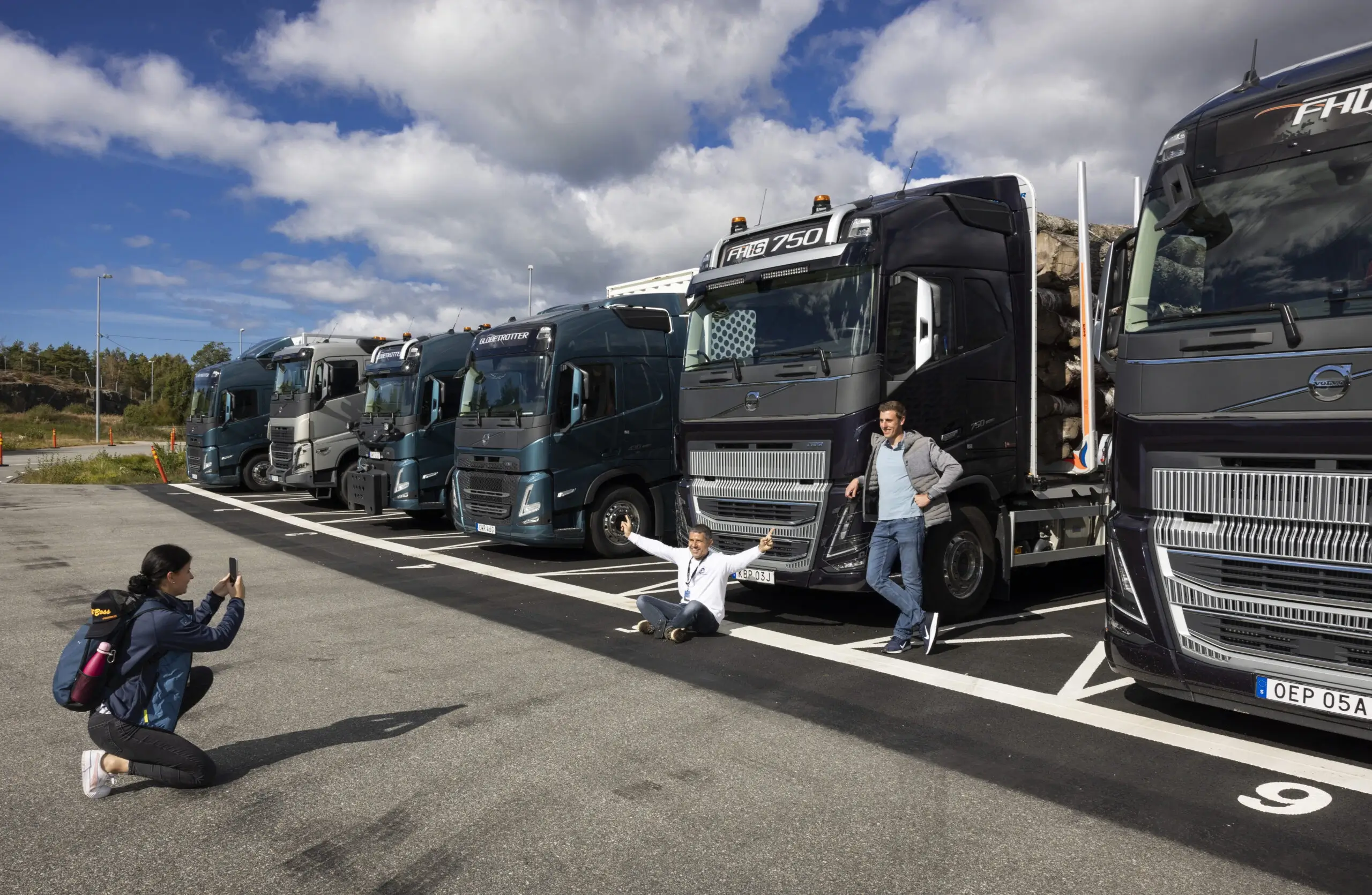 piertutor in svezia per uno shooting con i nuovi volvo aero